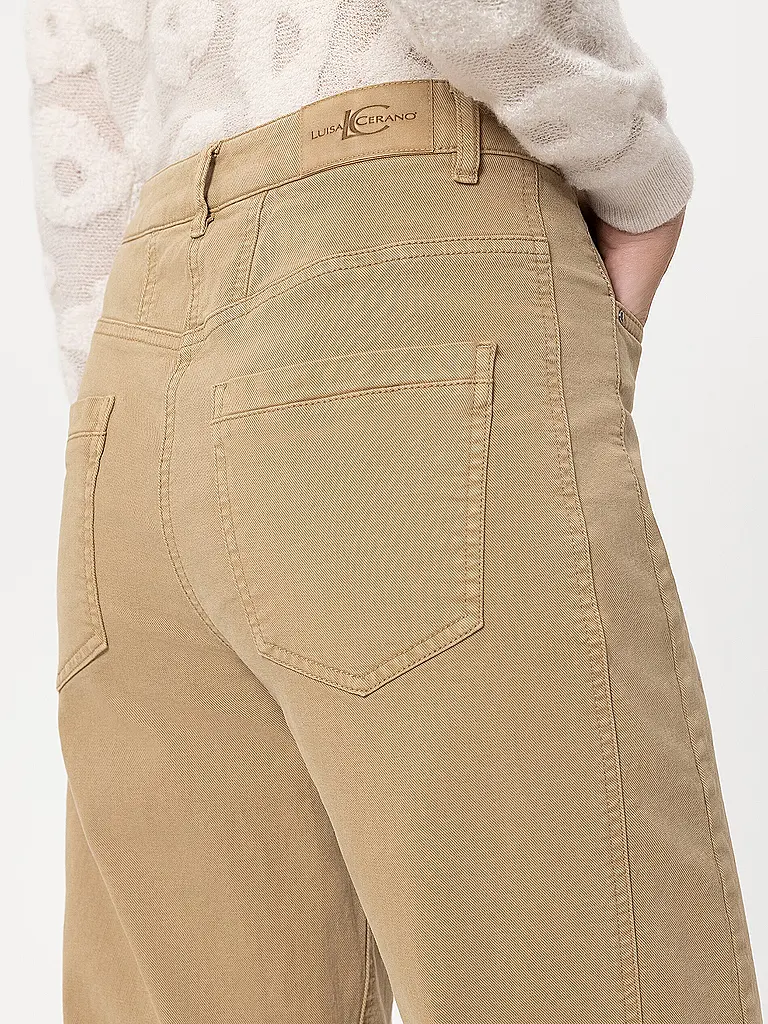 LUISA CERANO | Jeans Balloon Fit  | Camel