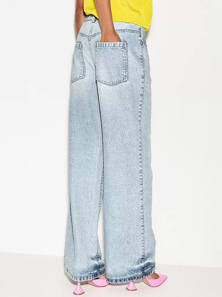 LUISA CERANO | Jeans Wide Leg | dunkelblau