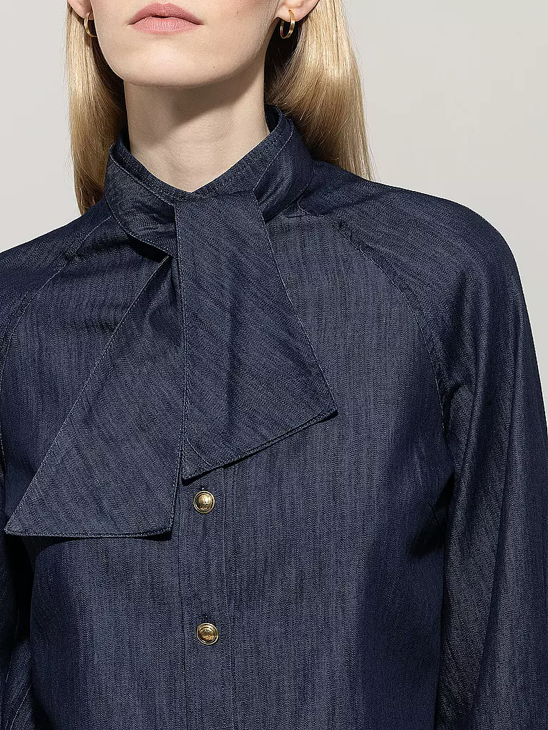 LUISA CERANO | Jeansbluse | blau
