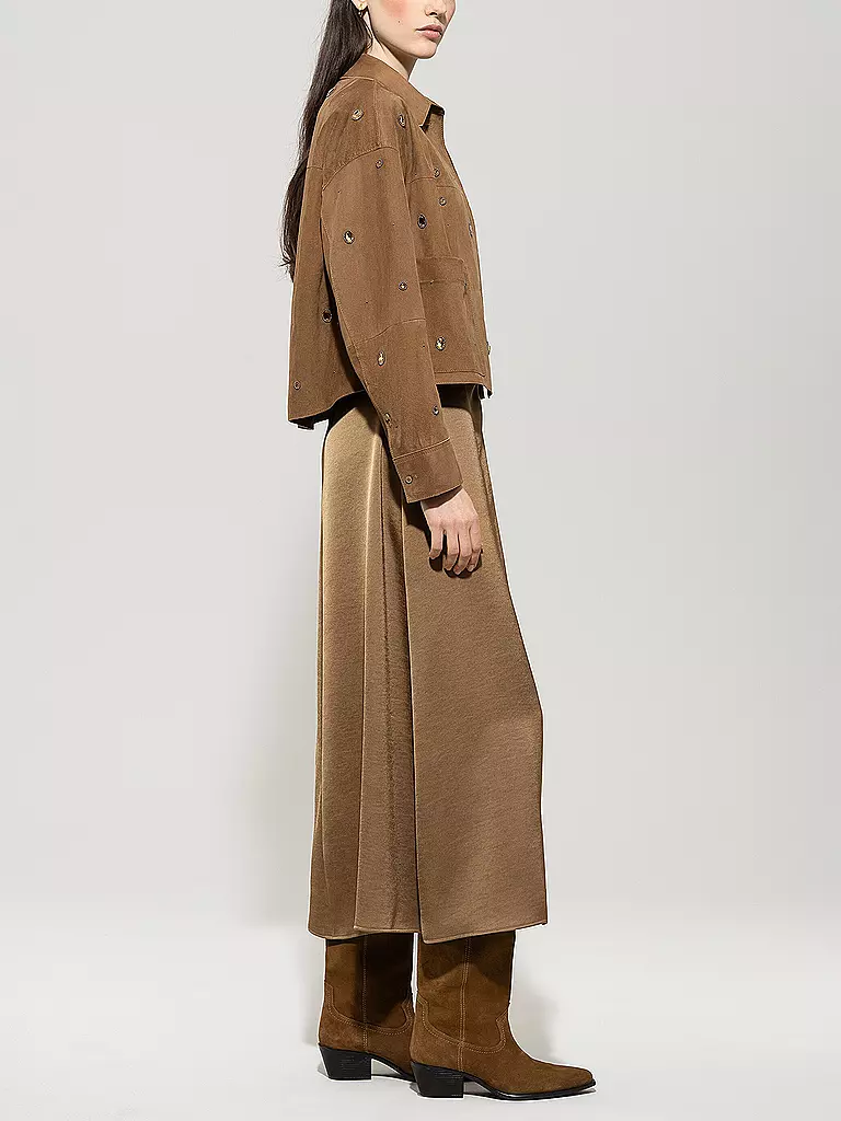 LUISA CERANO | Lederjacke  | braun