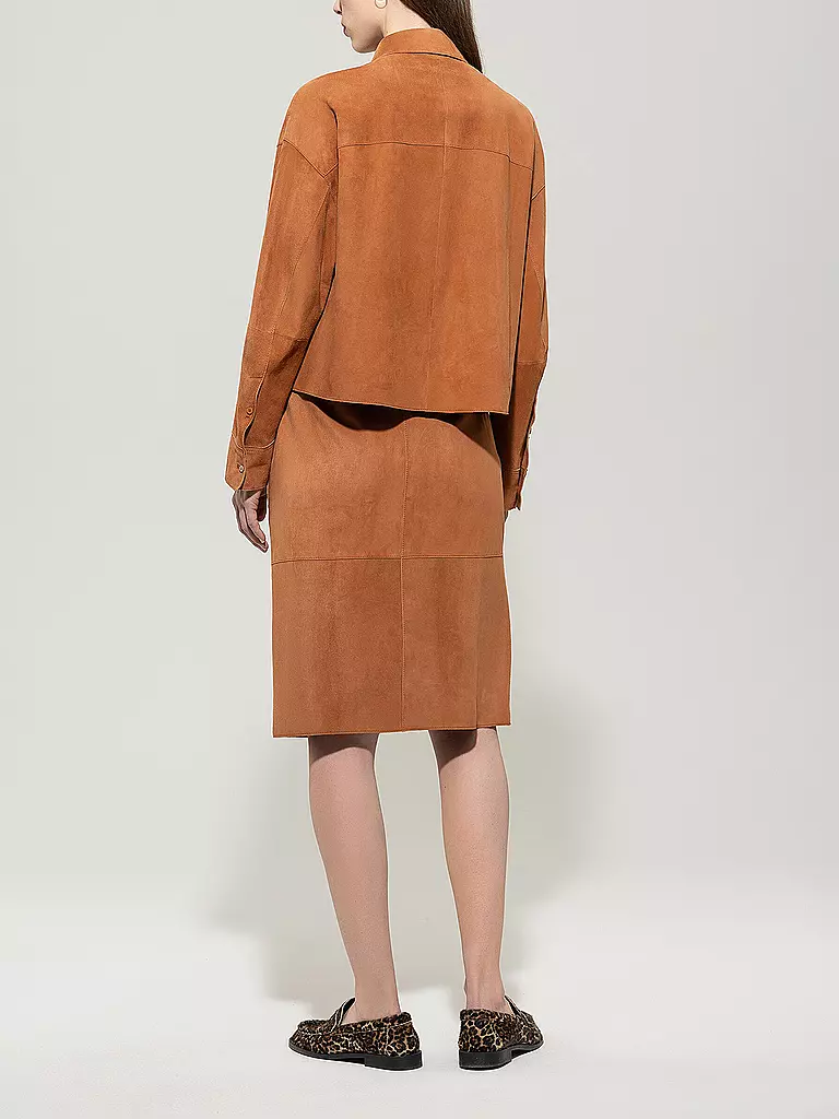 LUISA CERANO | Lederjacke | braun