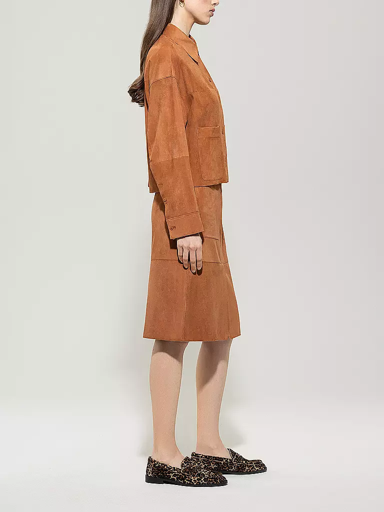LUISA CERANO | Lederjacke | braun