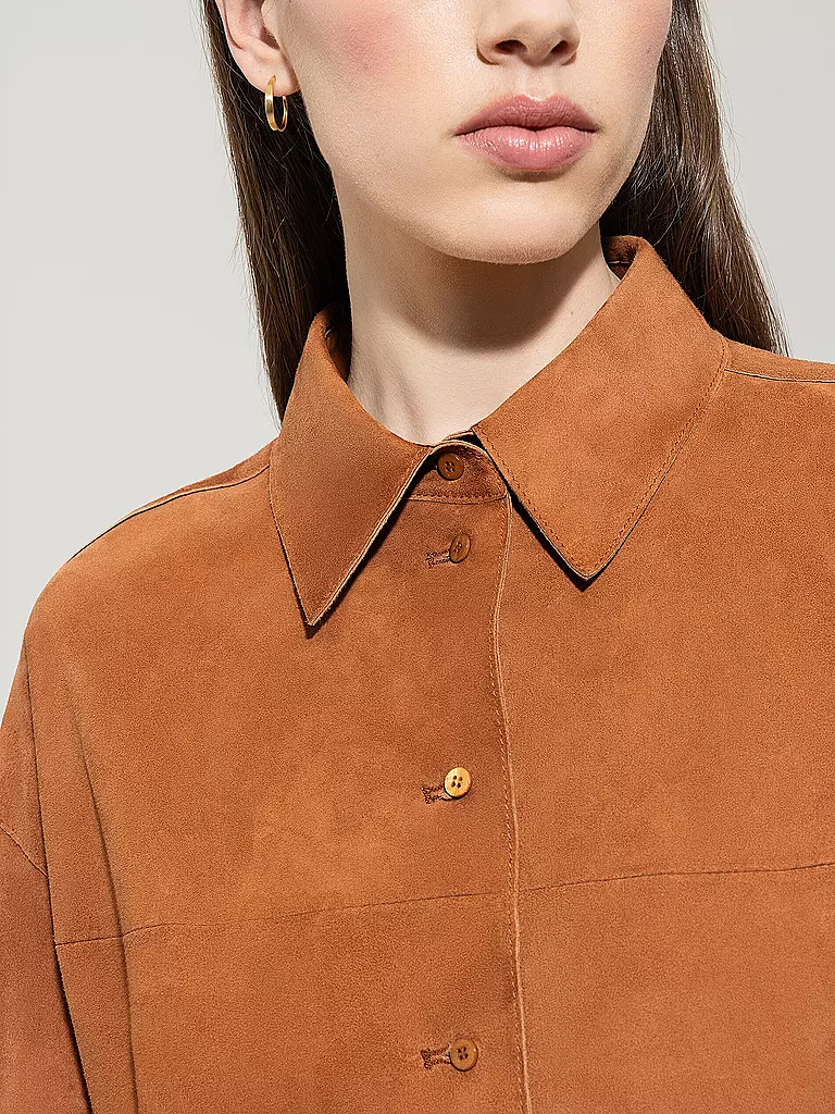 LUISA CERANO | Lederjacke | braun