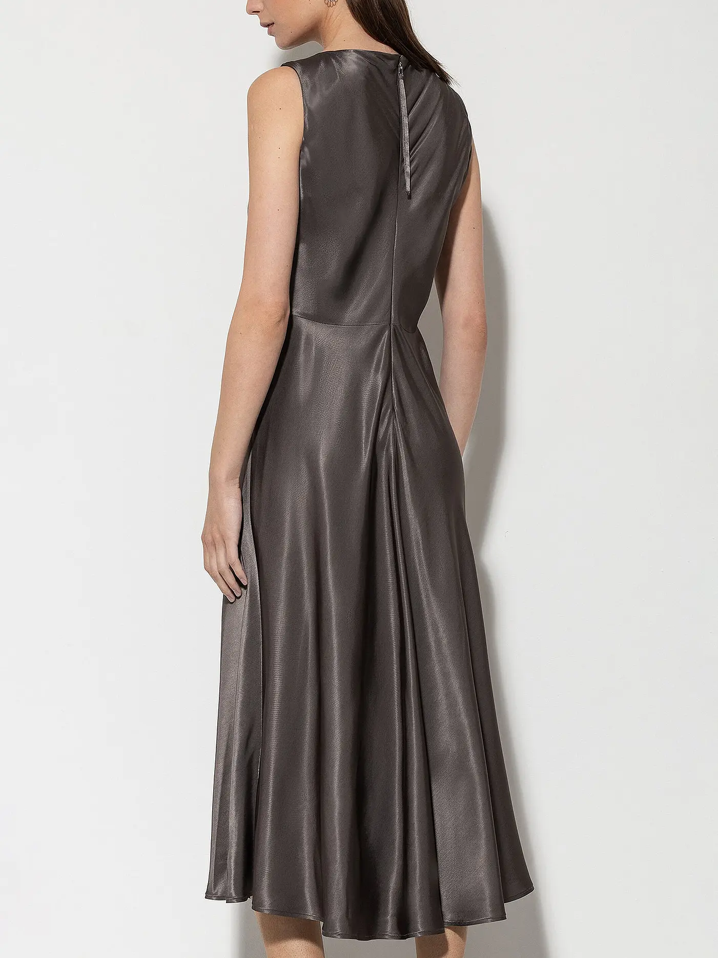 LUISA CERANO | Midikleid | hellbraun