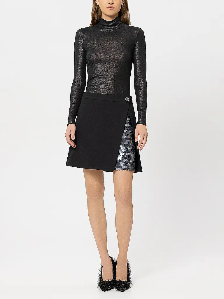 LUISA CERANO | Rollkragenpullover  | Schwarz