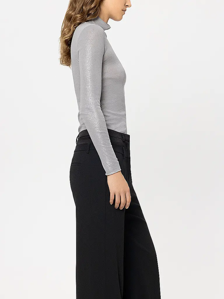 LUISA CERANO | Rollkragenpullover  | Silber