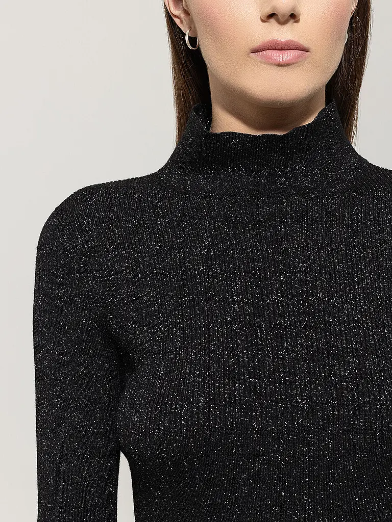 LUISA CERANO | Rollkragenpullover  | schwarz