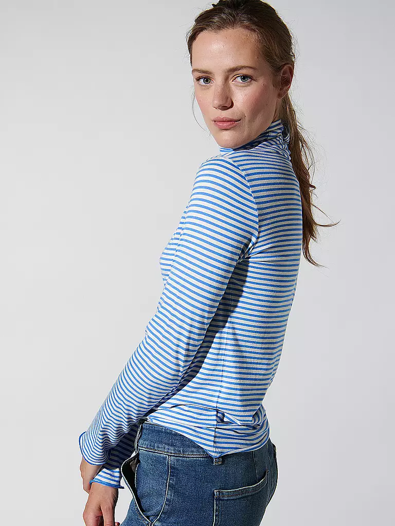 LUISA CERANO | Rollkragenshirt | blau