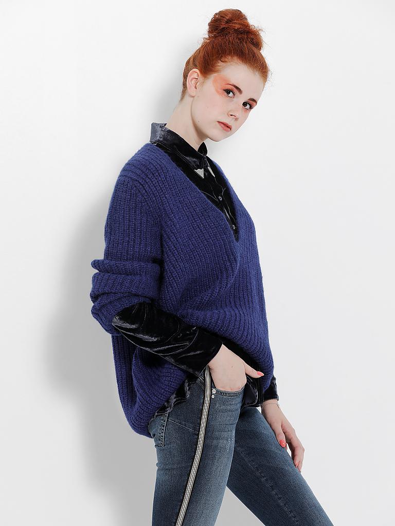 LUISA CERANO | Samt-Bluse  | 