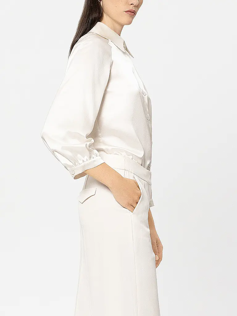 LUISA CERANO | Seidenbluse  | Creme