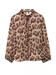 LUISA CERANO | Seidenbluse | braun