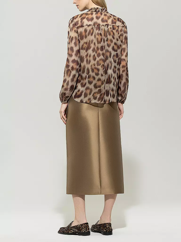 LUISA CERANO | Seidenbluse | braun