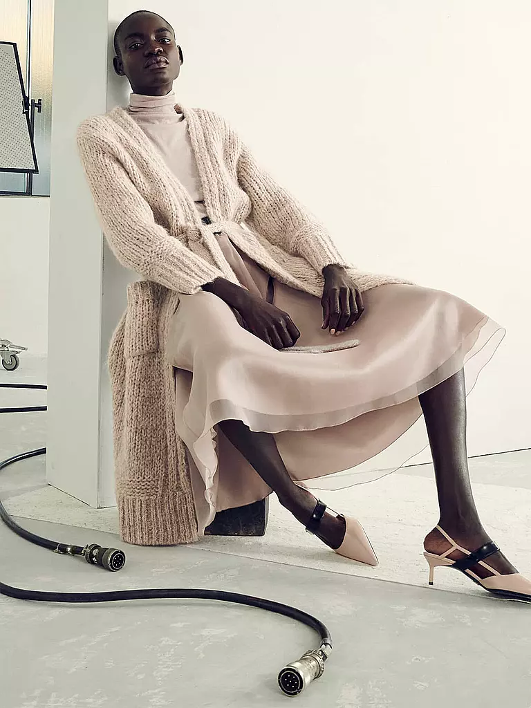 LUISA CERANO | Strickmantel | beige