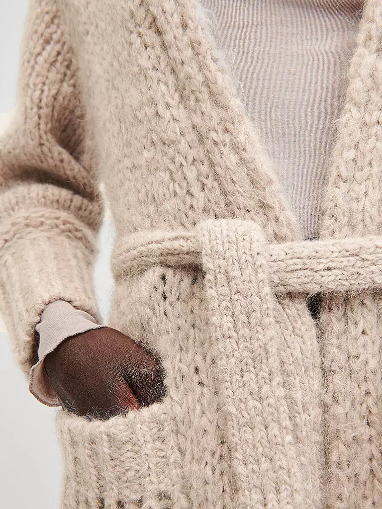 LUISA CERANO | Strickmantel | beige