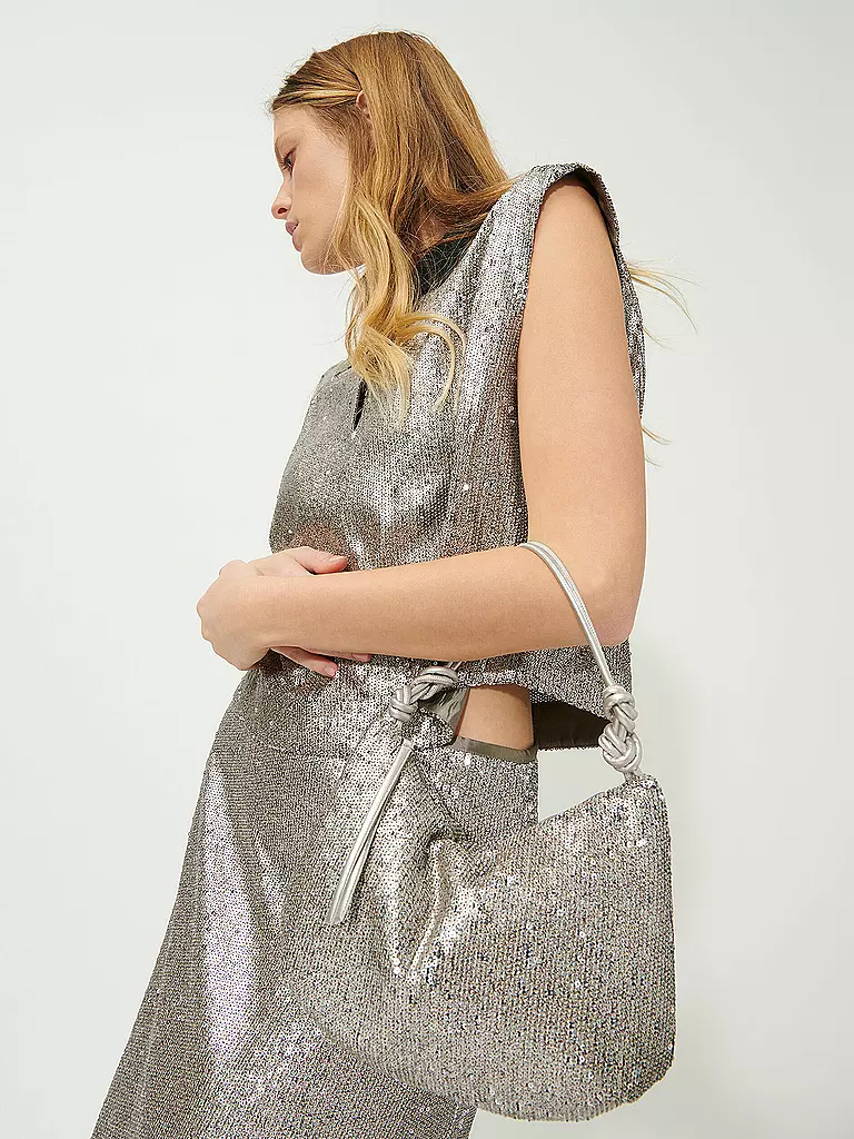 LUISA CERANO | Tasche - Schultertasche | silber