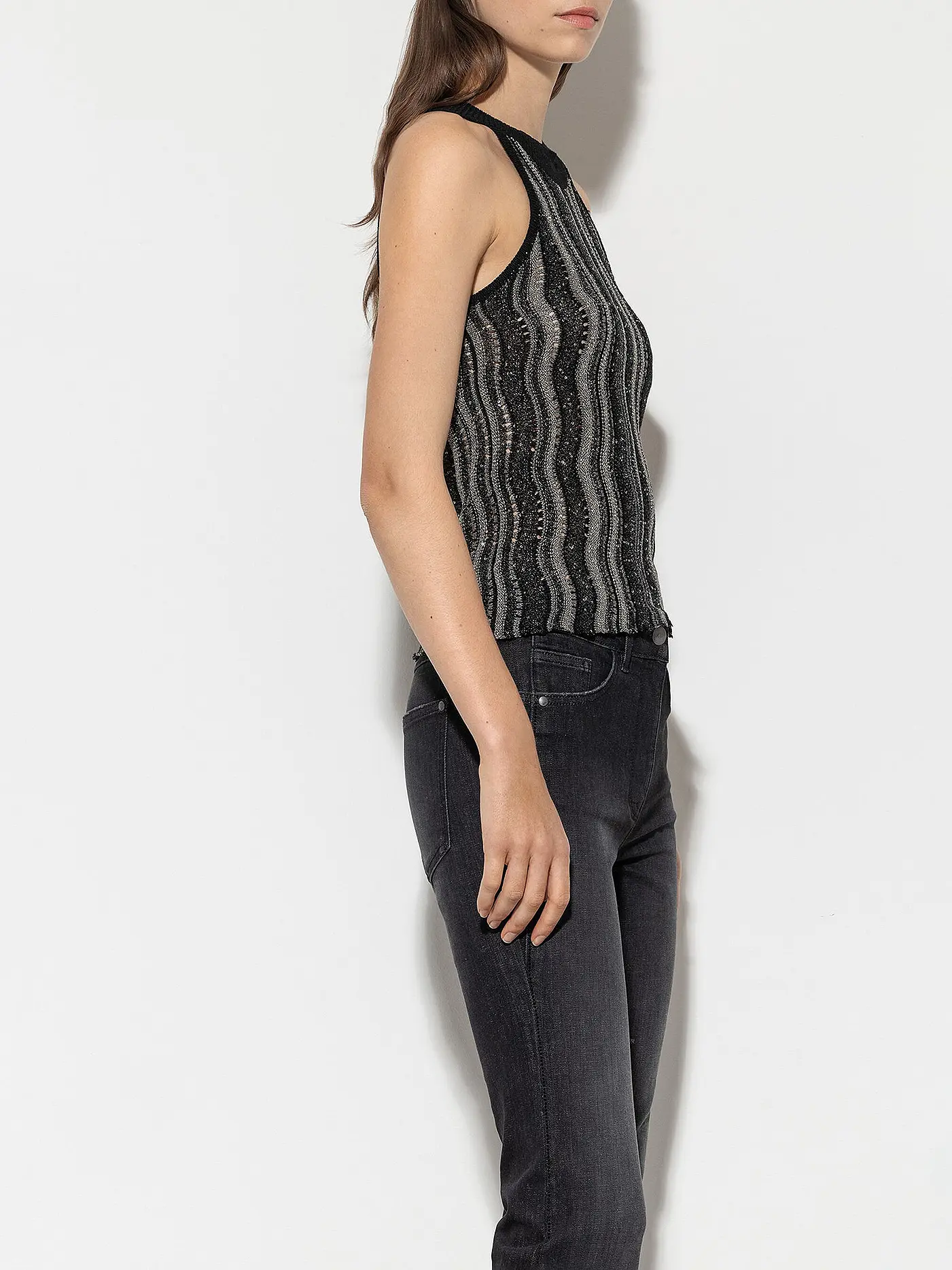 LUISA CERANO | Top | schwarz
