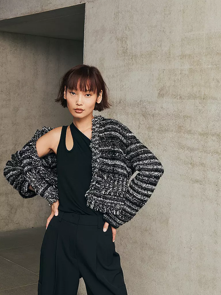 LUISA CERANO | Wolljacke | grau