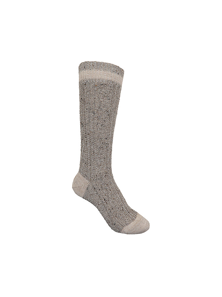 Socken mele-braun-natur hellbraun 42-43 herren