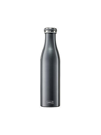 LURCH | Isolierflasche - Thermosflasche Edelstahl 0,75l Anthrazit Metallic