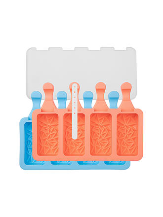 LURCH | Eisform 2er Set POPSICLE ICEFORM TRIANGLE Aquamarine Peach 