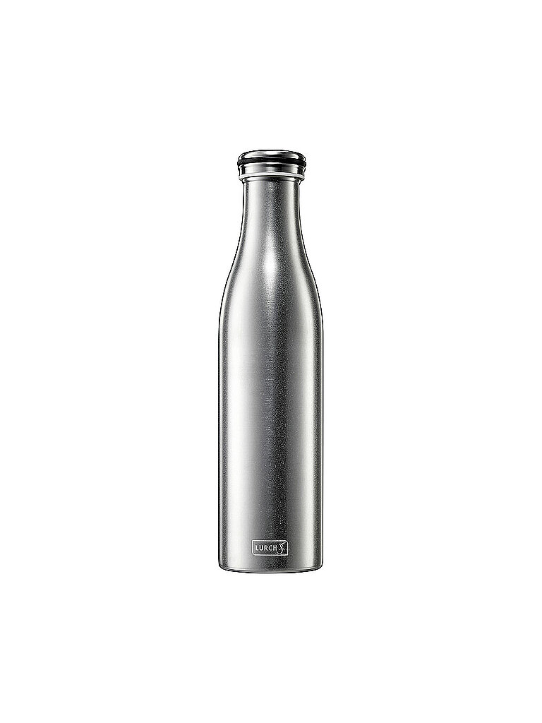 Isolierflasche - Thermosflasche Edelstahl 0,75l silber baby