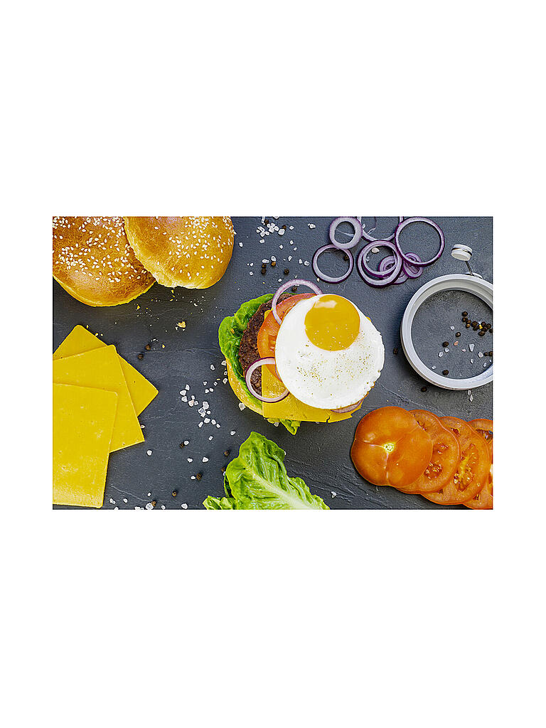 2-tlg. Eiformer Herz Aus Silikon - Für Spiegeleier & Pfannkuchen