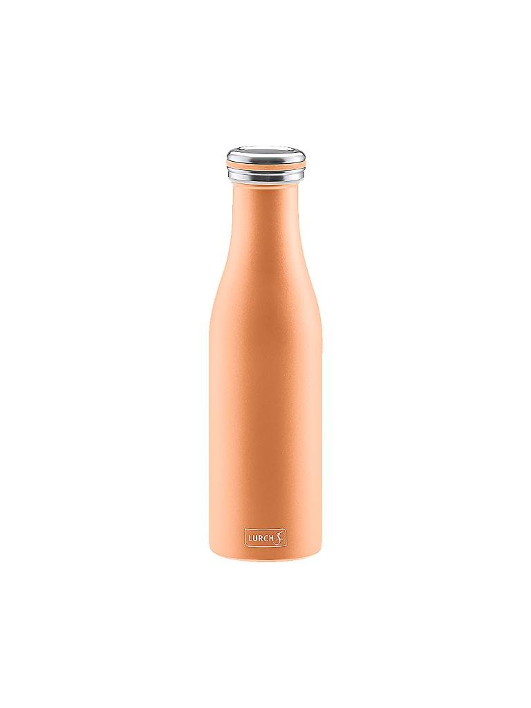 LURCH | Isolier-Flasche Edelstahl 0,5l pearl orange | orange