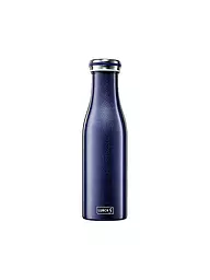 LURCH | Isolierflasche - Thermosflasche Edelstahl 0,5l Pink | dunkelblau