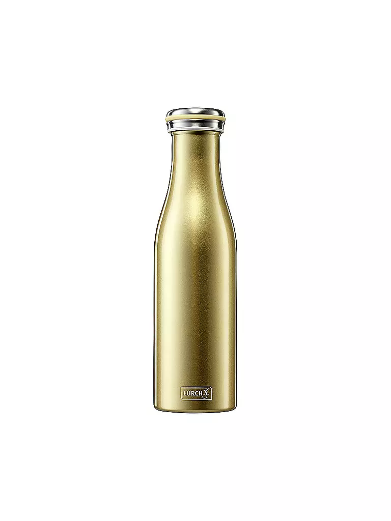 LURCH | Isolierflasche - Thermosflasche Edelstahl 0,5l Gold Metallic | gold