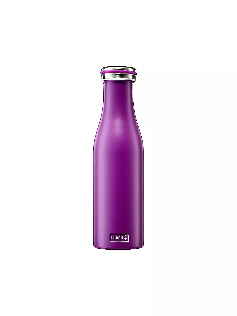 LURCH | Isolierflasche - Thermosflasche Edelstahl 0,5l Purple | lila