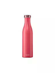 LURCH | Isolierflasche - Thermosflasche Edelstahl 0,75l Anthrazit Metallic | pink