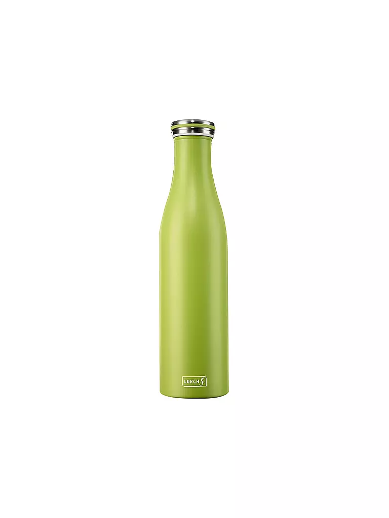 LURCH | Isolierflasche - Thermosflasche Edelstahl 0,75l Fresh-Green | grün