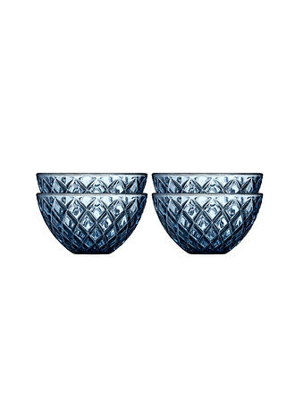 LYNGBY GLAS | Schale 4tlg. 12cm SORRENTO Blau