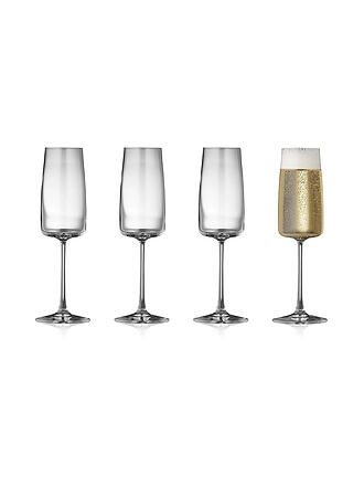 LYNGBY GLAS | Sektglas Set 4tlg. ZERO 30cl 