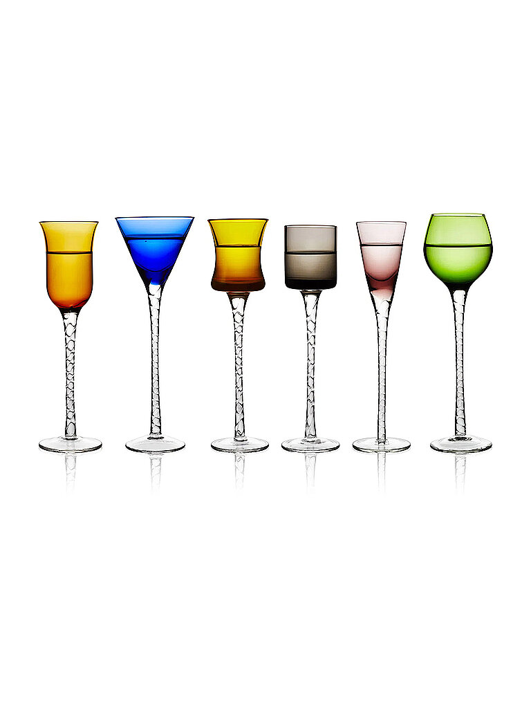 Schnapsglas Set 6tlg. LONDON 18cm bunt bunt baby