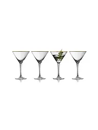 LYNGBY GLAS | Martiniglas Set 4tlg. mit Goldkante PALERMO 25cl | Transparent