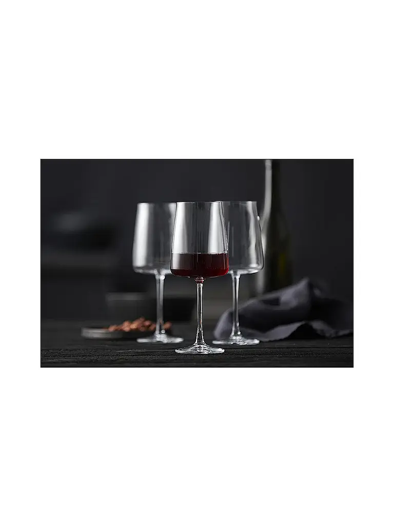 LYNGBY GLAS | Rotweinglas Set 4tlg. ZERO 54cl | Transparent