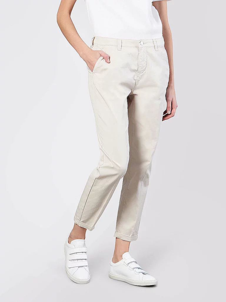 MAC Chino 7/8 TURN UP creme   42 damen 3