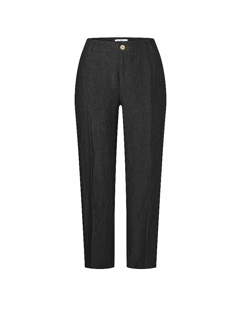 MAC Leinenhose Nora schwarz | 34