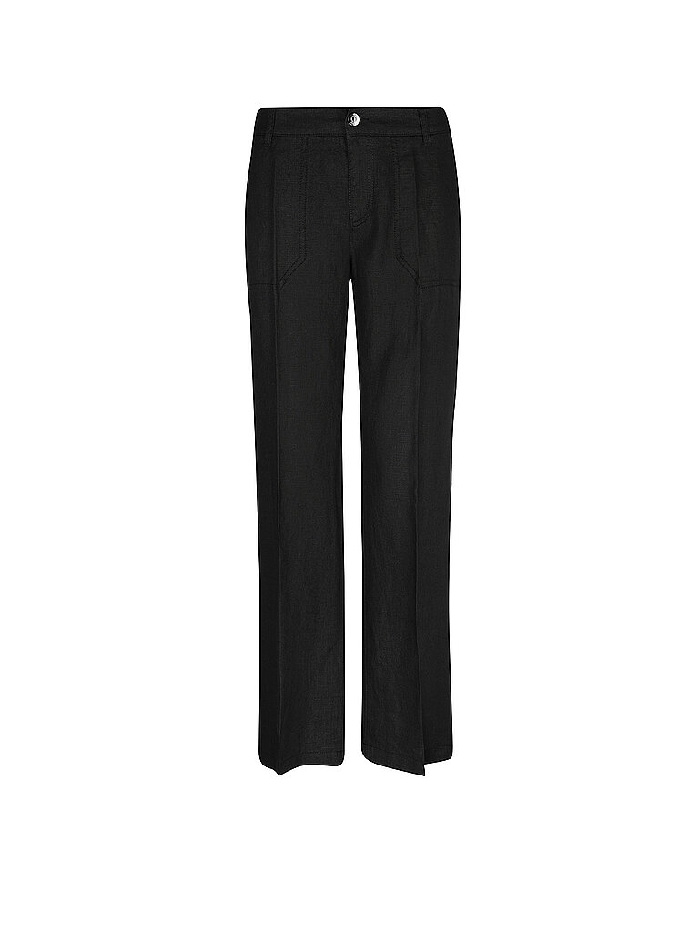 Leinenhose NORA schwarz 44/L32 damen