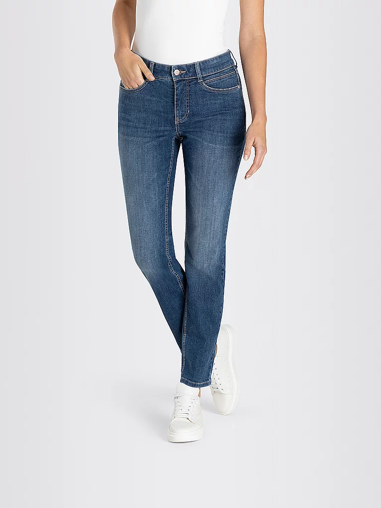 Mac Jeans Angela Straight Leg Jeans Blue 42/L34 5