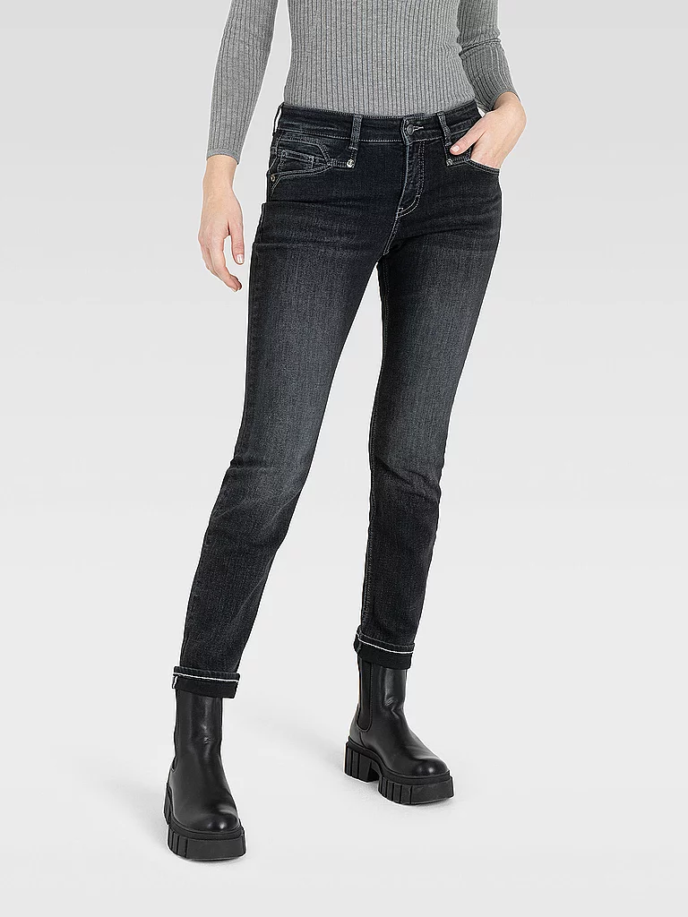 Mac Rich Slim Women Jeans Anthra Used 36/L32 2