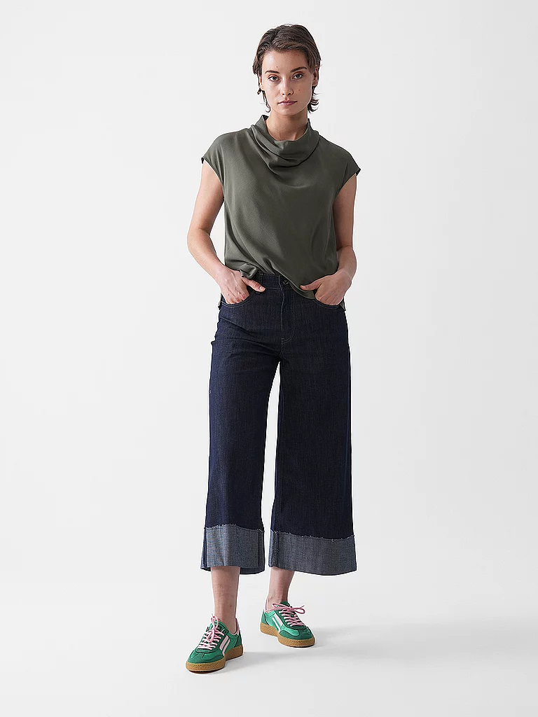 MAC Jeans Wide Leg Nevada Dark Blue 32 Women 4