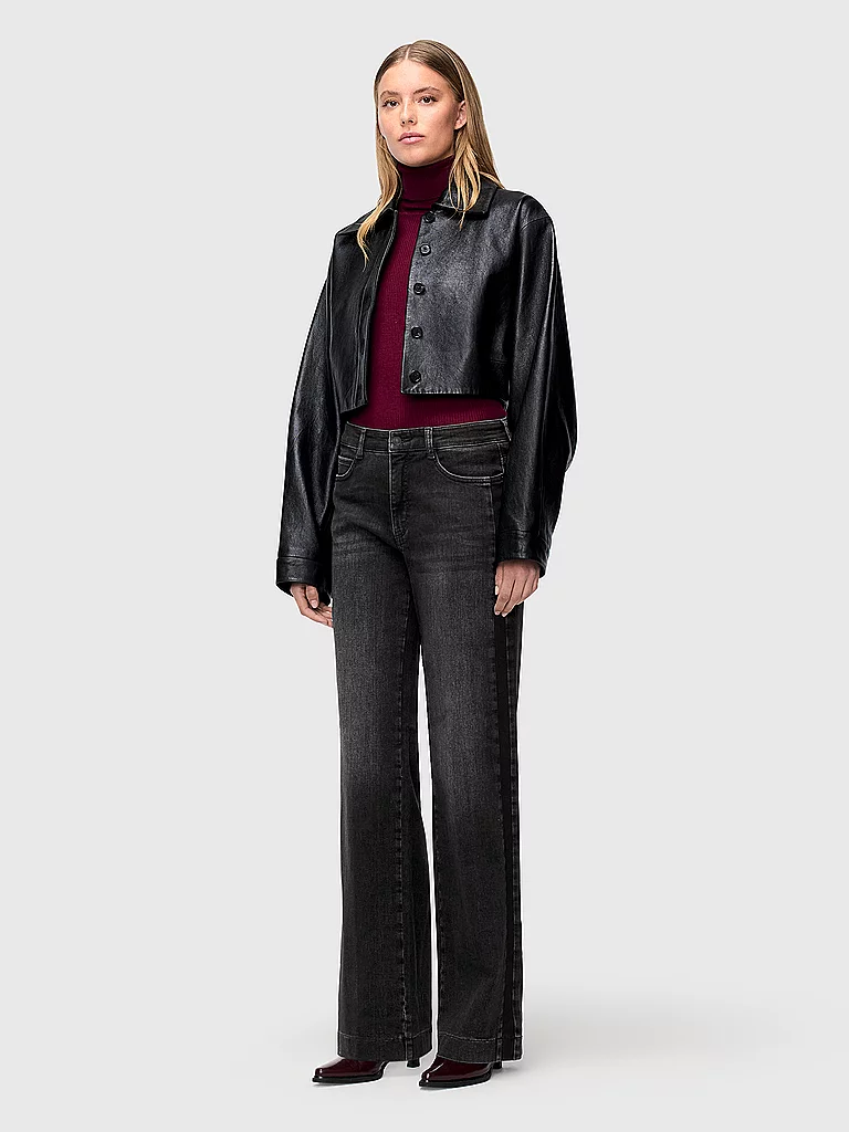MAC Jeans Wide Leg Blackest 46/L32 Women 2