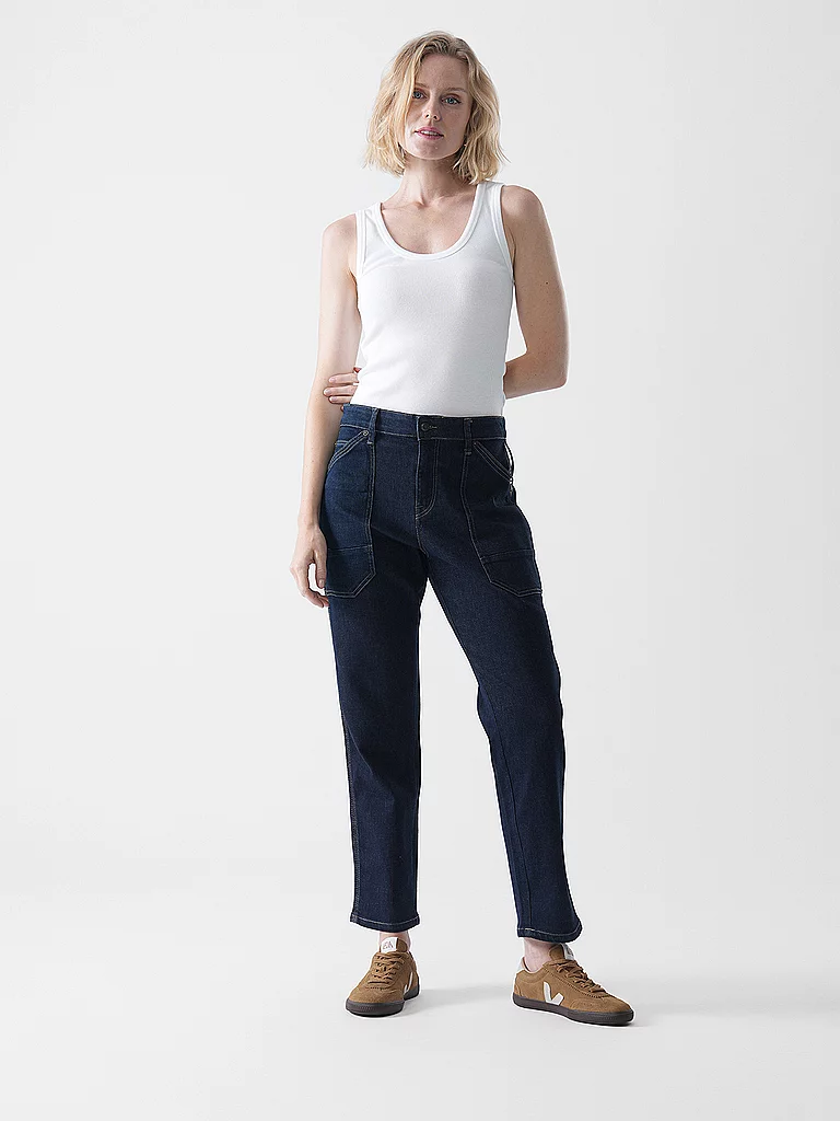 MAC Jeans Balloon Fit IOWA dunkelblau   36 damen 2