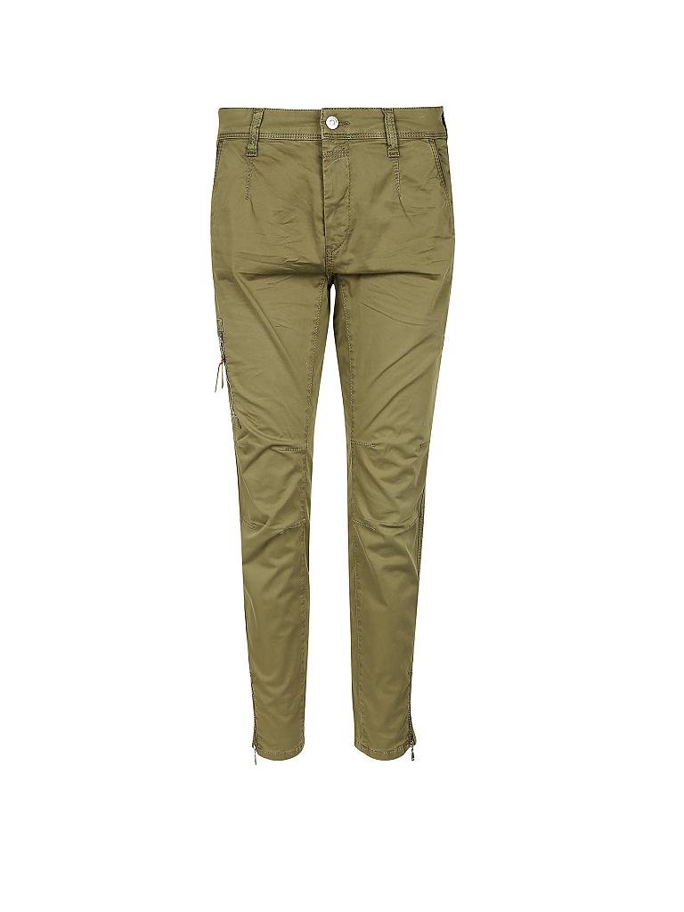 MAC | Cargohose Relaxed Slim Fit "Rich Cargo" | olive
