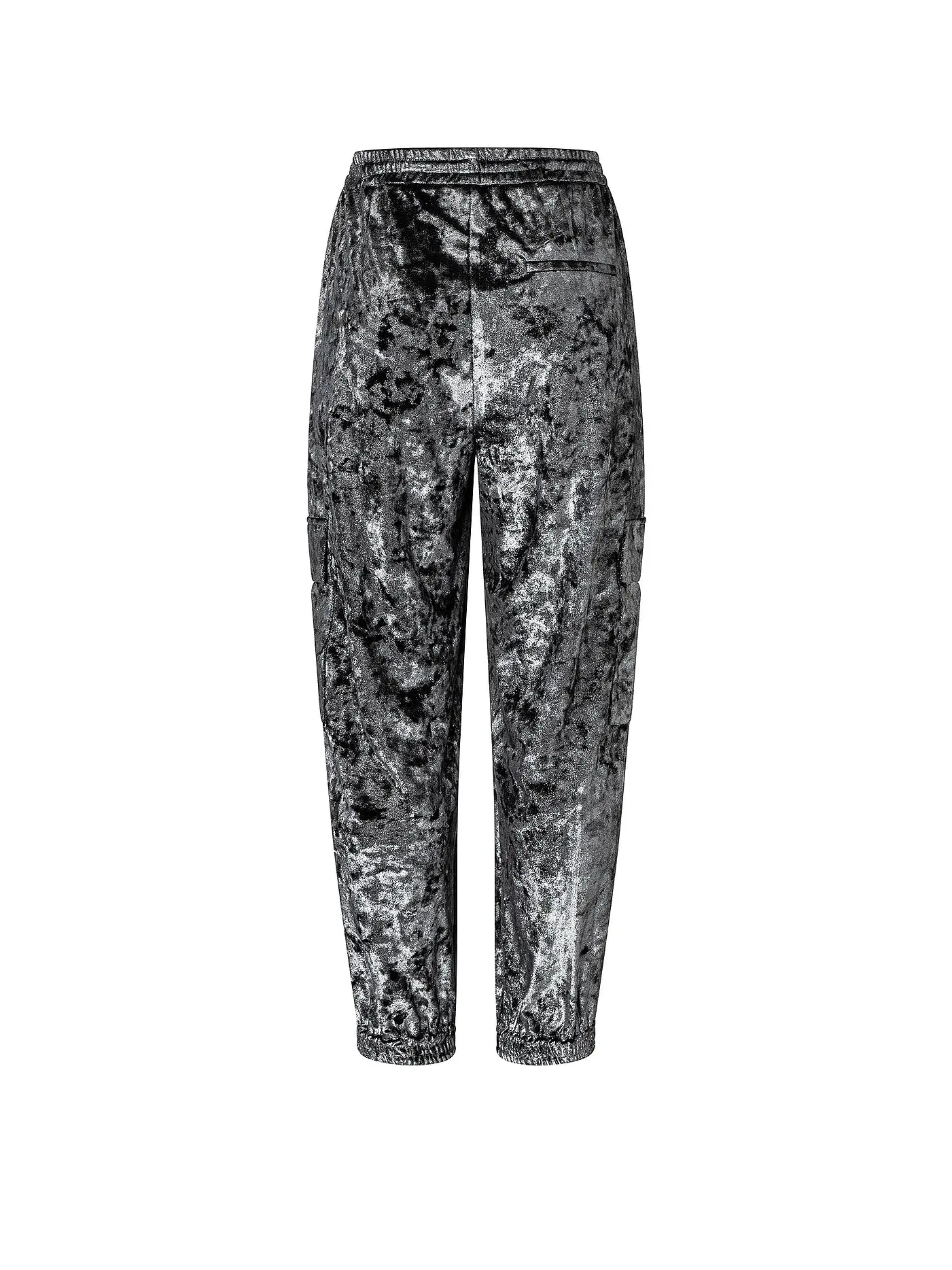 MAC | Cargohose VELVET | silber