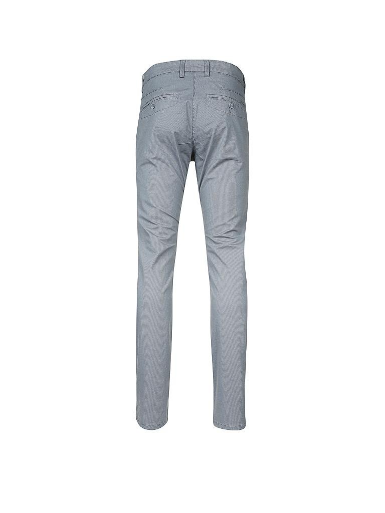 MAC | Chino Modern-Fit "Lennox" (Lang) | blau