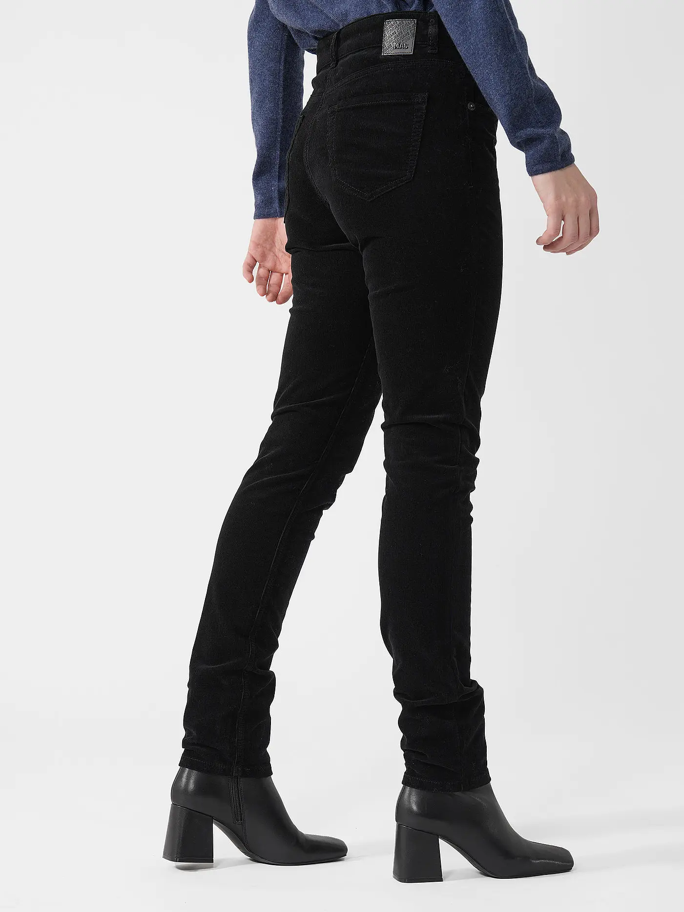 MAC | Cordhose Slim Fit | schwarz