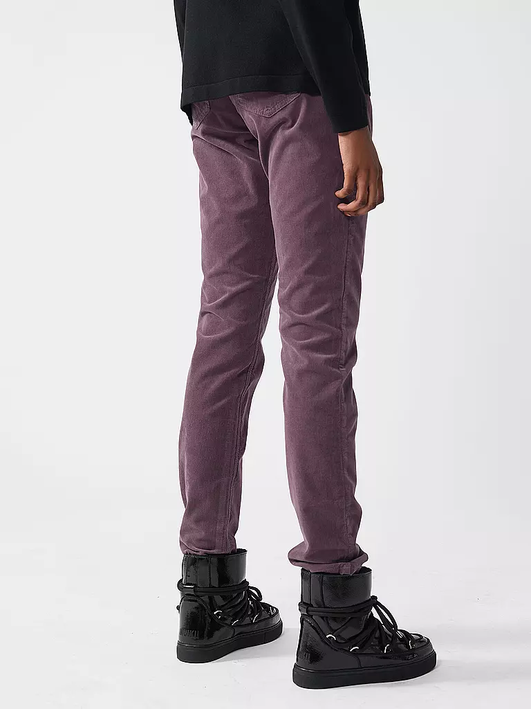 MAC | Cordhose Slim Fit | lila